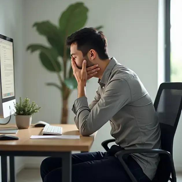 1. Entendendo como a má postura no escritório causa dores na coluna: causas e consequências