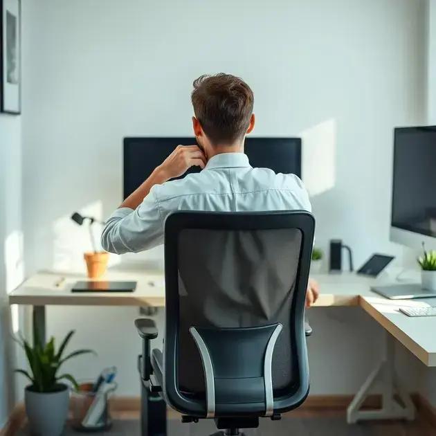  3. Práticas simples para corrigir a postura e aliviar dores no ambiente de trabalho